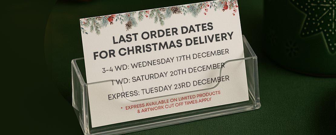 instantprint Christmas 2025 Opening & Delivery Times